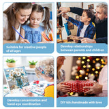 Flowers Paint by Numbers Kit for Adults Beginner, Daisy Paint by Numbers with Frame and Easel, Flower DIY Crafts Painting by Number for Gift Home Wall Decor 9.84x9.84 inch hkejoi