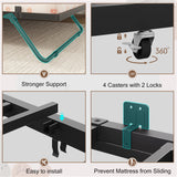 Dnxao Daybed with Trundle,Farmhouse Twin Bed Frame with 2-Tier Storage Shelves,LED Lights and Charging Station,Twin Sofa Daybed for Living Room,Bedroom and Guest Room,White Dnxao