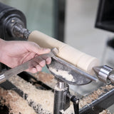 BMWOOD Cryo M2 HSS 25mm Skew Chisel with Handle Length 15",Woodlathe Chisels, Woodlathe Tools. BMWOOD