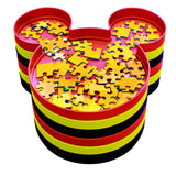 Ravensburger 17975 Disney Mickey Mouse Sort & Go Jigsaw Puzzle Accessory - Sturdy and Easy to Use Plastic Mickey Mouse Head Shaped Sorting Trays for Puzzles Up to 1000 Pieces Ravensburger