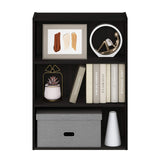 Furinno Pasir 3-Tier Open Shelf Bookcase, Dark Espresso Furinno