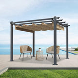 JANCANOPY Replacement Top for Home Depot Hampton Bay Pergola Model #GFM00467F,GFM00469A (Beige) JANCANOPY
