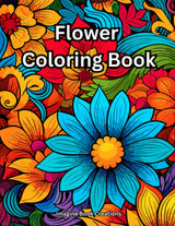 Flower Coloring Book WoodArtSupply
