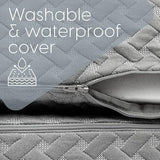 Milliard Premium Memory Foam Folding Mattress, Tri Fold with Waterproof Washable Cover, Space Saver Single Size (75"x25"x4) Milliard
