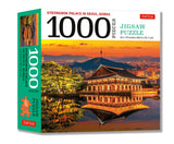 Gyeongbok Palace in Seoul Korea - 1000 Piece Jigsaw Puzzle: (Finished Size 24 in X 18 in) Tuttle Publishing