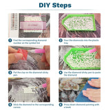 ZENDIYO Rainbow Falls Diamond Painting Kits for Adults, 5D Diamond Art Kits for Adults Beginners, DIY Full Drill Diamonds Dots Gem Art Painting and Crafts for Home Wall Decor 12x16inch ZENDIYO