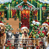 PICKFORU Christmas Puzzles 1000 Pieces, Dog Puppy Puzzle for Adults, Cat Jigsaw Puzzles Winter Holiday, Animal Challenging Puzzles for Adults PICKFORU