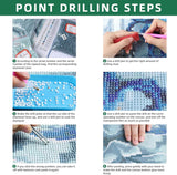 eovv 5D Coconut Tree Diamond Art Beach Sunset Diamond Painting Kit for Adults, DIY Full Drill Crystal Rhinestone Arts and Crafts (s12X12) eovv