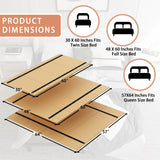 Imperius Foldable Box Spring, Bunkie Board, Bed Support Slats, Bed Boards for Under, Twin (60x30) Imperius