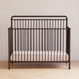 Namesake Winston 4-in-1 Convertible Metal Crib in Vintage Iron, Greenguard Gold Certified NAMESAKE
