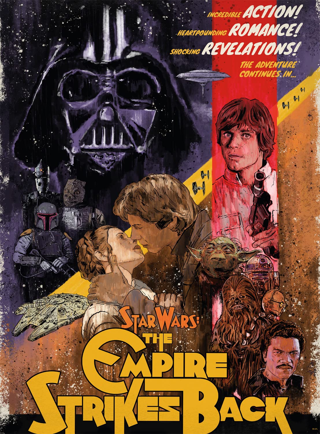 Buffalo Games - Star Wars - : Shocking Revelations - 1000 Piece Jigsaw Puzzle for Adults -Challenging Puzzle Perfect for Game Nights - Finished Size is 26.75 x 19.75 Buffalo Games