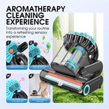 Belife M8 Mattress Vacuum Cleaner, Anti-allergen Bed Vacuum Cleaner with UV & Hot Air & High Heating, 550W 18Kpa Powerful Suction Double-Cup Handheld Vacuum for Bed, Couch, Sofa, Corded (Blue) Belife