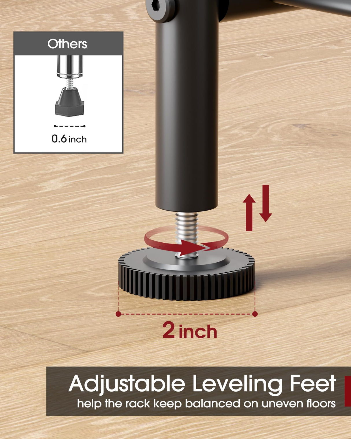 Sakugi Storage Shelves - 3 Tier Shelf Organizer, Sturdy Metal Garage Shelving with Adjustable Leveling Feet, Space-Saving Shelves Organizer for Pantry, Laundry, Kitchen (18" x 12" x 30", Black) Sakugi