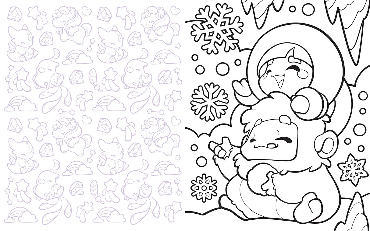 Cute Chibi Creature Coloring: Color over 60 Adorable Creatures WoodArtSupply