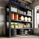 GREATMEET 84" H Heavy Duty Garage Shelves, 3000LBS Load Metal Storage Shelving, 24" D x 47" W x 84" H Storage Rack Shelf for Shed, Garage, Pantry, Basement GREATMEET
