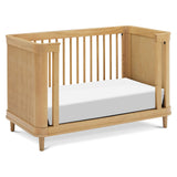 NAMESAKE Marin with Cane 3-in-1 Convertible Crib in Honey and Honey Cane, Greenguard Gold Certified NAMESAKE