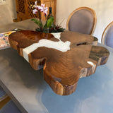 Simiron Table Top Epoxy Resin and Hardener Kit, Protective Coating for Countertops, Dining Tables and Wood Furniture, Crystal Clear, 1 Gal. SIMIRON