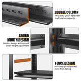 Hymnxemo Heavy Duty Commercial Metal Garage Shelving Rack,Adjustable Industrial Steel Storage Shelves for Warehouse, Garage, Basement, 87" H x 47.2" W x 23.6" D, Black Hymnxemo