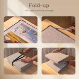 1500 Pieces Jigsaw Puzzle Board, Foldable Puzzle Mat with Non-Slip Surface & 6 Sorting Trays, 36.6" x 25.2"Portable Jigsaw Board with Dustproof Cover Puzzle Pad Jigsaw Saver for Adults