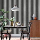 INNO STICKERS 3-Piece Wood Slat Wall Panel for Interior Wall Decor Noise Cancelling 94.5" x 11.4" Acoustic Decorative 3D Sound Absorbing Wall Paneling, Gray Oak, 22.4 Sq.Ft INNO STICKERS