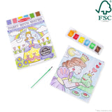 Melissa & Doug Paint with Water - Princess, 20 Perforated Pages with Spillproof Palettes Melissa & Doug