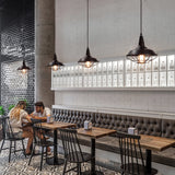 SESIMENT Farmhouse Pendant Lights - Black Industrial Pendant Lights for Kitchen Island, Bedroom, Living Room SESIMENT