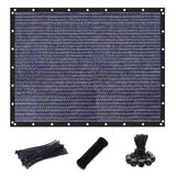 KANAGAWA 90% Sun Shade Cloth 12'X 20' Outdoor Pergola Shade Cover Canopy with Grommets UV Block Privacy Screen for Patio, Backyards, Outdoor, Carport, Garden, Pewter Gray KANAGAWA