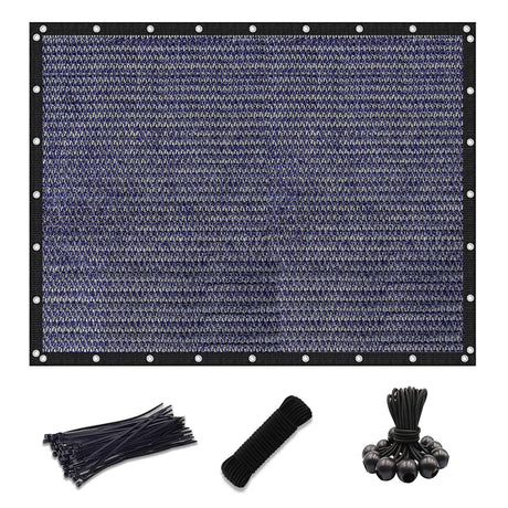 KANAGAWA 90% Sun Shade Cloth 12'X 20' Outdoor Pergola Shade Cover Canopy with Grommets UV Block Privacy Screen for Patio, Backyards, Outdoor, Carport, Garden, Pewter Gray KANAGAWA