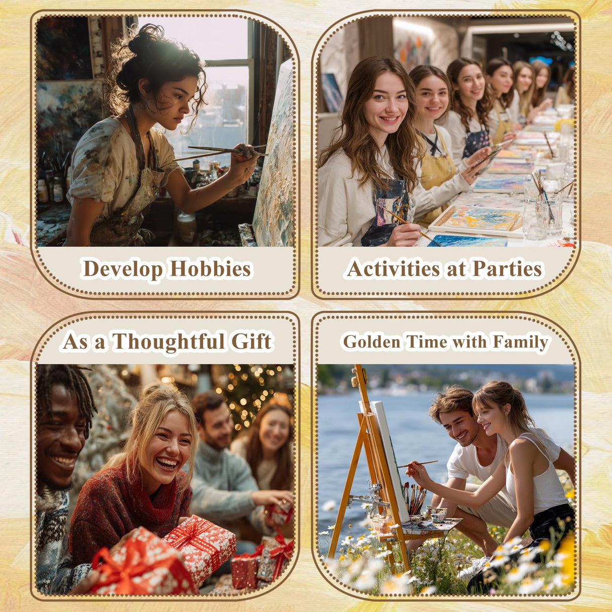 HMZephitiquc Bee Paint by Numbers Kit for Adults Beginners, Adult Paint by Number Kits on Canvas Bee, Easy DIY Craft Painting by Numbers Home Wall Decor 16x20 in HMZephitiquc