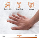 Wellos Twin Mattress, 8 Inch Memory Foam Mattress in a Box, with Removable and Washable Cover, Multi-Layer System for Pressure Relief, Cooling Gel for Deeper Sleep, Made in USA, White Wellos
