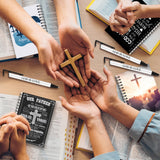 Spakon 24 Pcs Sublimation Notebook and Pen Set 24 Pcs A6 Line Spiral Notebooks Blank with 24 Pcs Sublimation Pens Bulk for DIY Classroom Office Writing Supplies Gifts Spakon