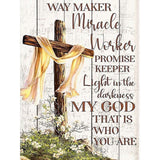 GEEHEIY Religious Diamond Art Kits for Adults, 5D Christian Cross Diamond Painting Kits for Beginner, DIY Jesus Cross Gem Art Dots for Adults, Perfect for Home Wall Decor 12x16 Inch GEEHEIY