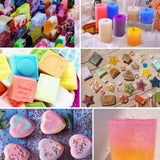 bephible 10ml Candle Dye - Color Essence Soap Candle Color Dye, Soy Wax Paraffin Dye Colorant for Home Black bephible