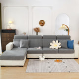 Disayu Magic Sofa Covers Couch Covers 2024 New Couch Cushion Covers Universal Sofa Covers Washable Stretch Slipcovers for Sectional Sofa (Texture Gray,Large Single Seat Cover) Disayu