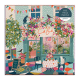 Galison Afternoon Tea Puzzle, 500 Pieces, 20” x 20” – Floral Jigsaw Puzzle with a Beautiful Illustration by Victoria Ball – Thick Sturdy Pieces, Challenging Family Activity, Makes a Great Gift Galison