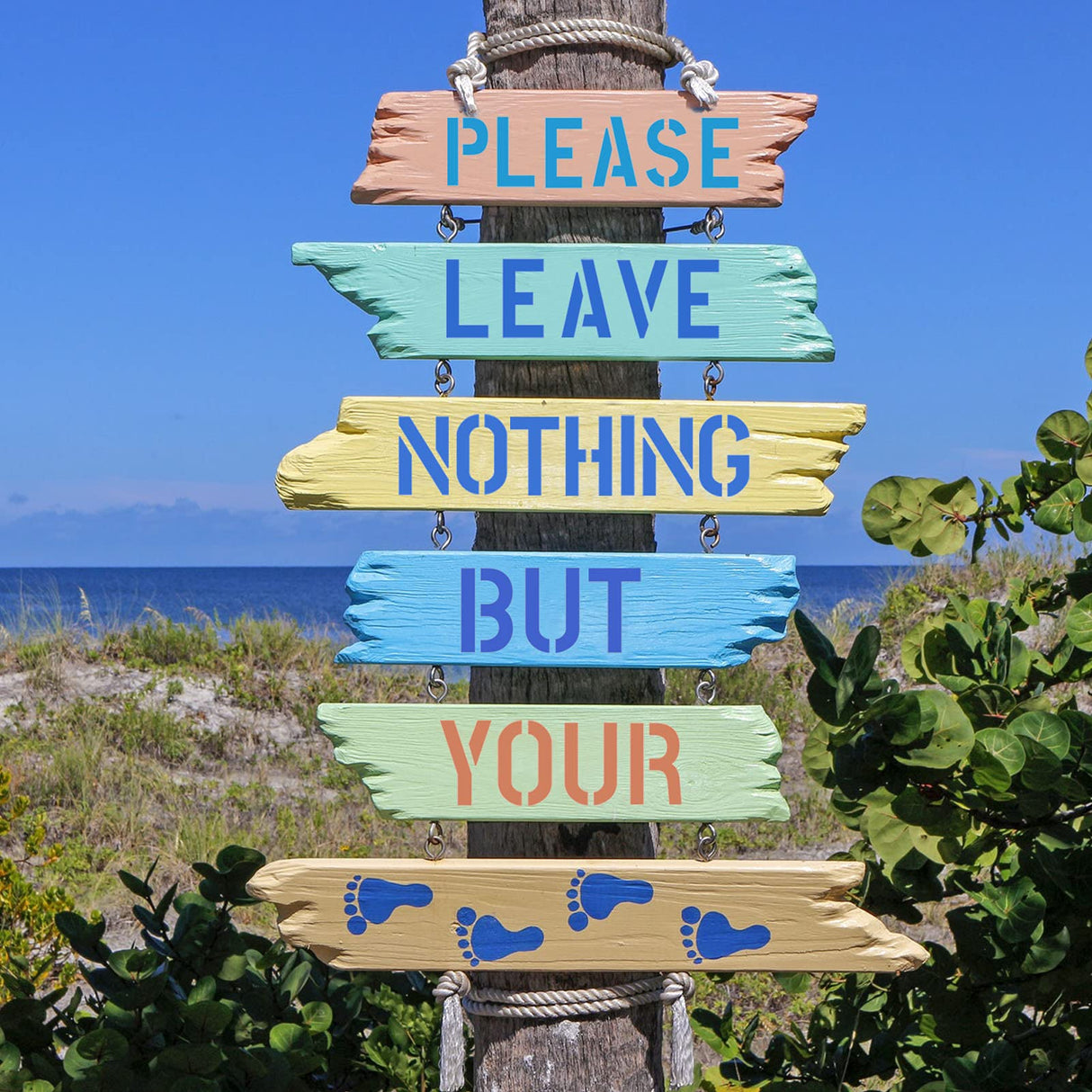 2 Inch Letter Stencils Symbol Numbers Craft Stencils, 42 Pcs Reusable Alphabet Templates Interlocking Stencil Kit for Painting on Wood, Wall, Fabric, Rock, Sign, DIY Art Projects YEAJON