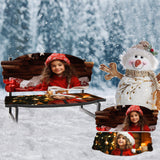 AiDiYGECO 5 PACK Sublimation Memorial Bench Blanks ornament Chair Decor, Handmade Nautical Beach Themed Picture Frame for Tabletop Home Decor Holds memorial bench sublimation 7.1x2.72 Inch AiDiYGECO