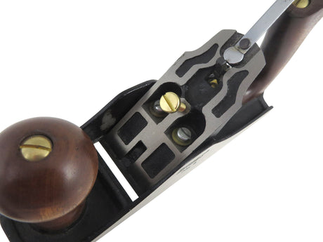 Taytools 469607 Jack Smoothing Bench Hand Plane #5, 14-1/4 Inch Sole, Ductile Cast Body, Lapped Sides and Bottom, Blade RHC 55-60, Sapele Handle and Tote Taytools