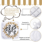 50 Pieces Blank Sublimation Oven Mitts Set Include Blank Sublimation Heat Resistance Oven Gloves and Blank Sublimation Pot Holders for DIY Kitchen Dining Room Accessories Patelai