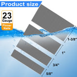 SimCos 23 Gauge Stainless Steel Pinner Nails (5/8",3/4",1",1-3/8") assorted 4 sizes' Headless Pin Nails for 23 GA Pneumatic or Electric Pin nailer or pin nail gun,Project Pack (4000) SimCos