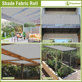 FLORALEAF 8'×30' Outdoor Shade Cloth 95% UV Block Fabric Roll for Pergola Carport Patio Deck Awning Garden Yard Balcony Backyard Privacy Screen Shade Cover FLORALEAF