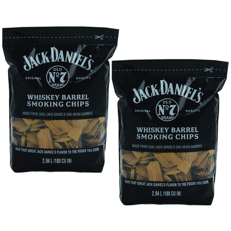 Jack Daniels 01749 Wood BBQ Smoking Chips (2 Pack) Jack Daniel's