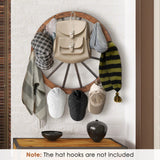 Giantex 30-Inch Wagon Wheels 4 Pieces, Decorative Wooden Wheels, Carbonized Solid Fir Wood, Old Western Style Wall Art Garden Decor, Rustic Wood Wheels for Yard Garage Bar Farmhouse Outdoor Giantex