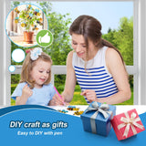 BSRESIN 8 Pcs Bee Diamond Painting Kits, Diamond Art Kits for Garden Decor, Bee Stakes Diamond Art Kits for Adults, Crafts for Adults BSRESIN