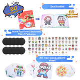 Longruner 10000, 36 Colors Fuse Beads Kit 5mm DIY Art Craft Toys for Kids with 4 Pegboards, 60 30 Pattern Paper| B, 10000pcs Longruner