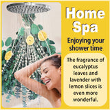 5 Kinds Mixed PCS Dried Eucalyptus & Lavender Flowers Bundle for Shower, 40 PCS 15''-17''Natural Real Fresh Preserved Eucalyptus Leaves and Lemon Shower Hanging Plants, Home Bathroom Decor, Fragrance Gifugi