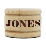 Custom Personalized Wooden Napkin Ring Holders for Home, Holidays, Party, Dinner (6) My Personal Memories