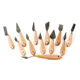 Palette Painting Knife Set 12 Pack with Carrying Case- Stainless Steel Art Paint Knives Sculpt Pro