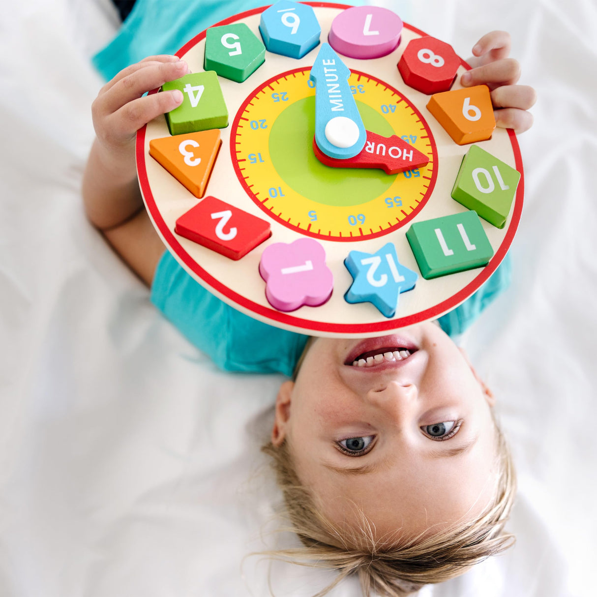 Melissa & Doug Shape Sorting Clock - Wooden Educational Toy Melissa & Doug
