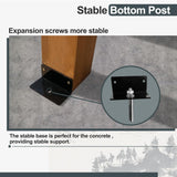 YOPTO 12x16 FT Outdoor Gazebo,Wooden Grape Pergola with Waterproof and Climbing Plant Support,Garden,Terrace,Backyard,Deck, Wind Protection Rating:Level 6,Brown YOPTO